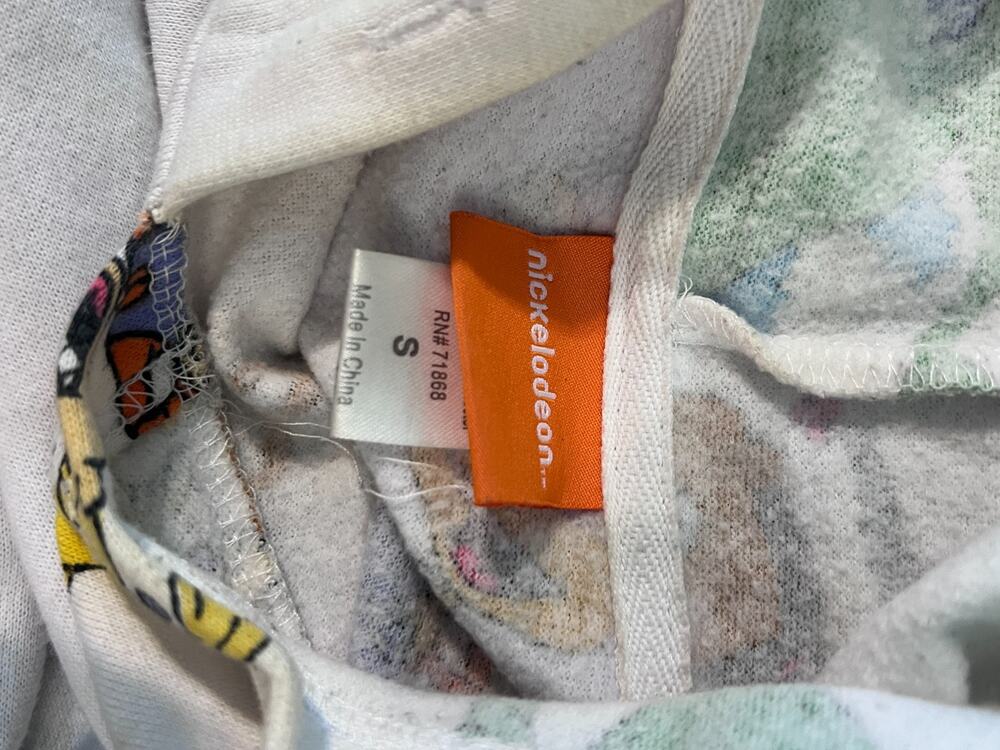 Nickelodeon Rugrats All Over Print Hoodie Mens Small 90s Y2K Vintage Cartoon - Picture 5 of 6